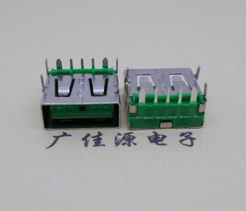 杭州5A大电流 快充接口 USB5p绿胶芯 常规母座