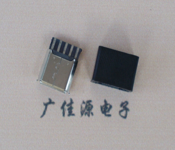 杭州麦克-迈克 接口USB5p焊线母座 带胶外套 连接器
