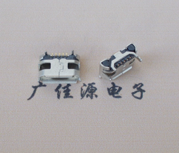 杭州Micro USB接口 usb母座 定义牛角7.2x4.8mm规格尺寸