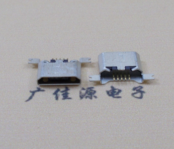 杭州MK USB B Type 沉板0.9母座后两脚SMT口不卷边