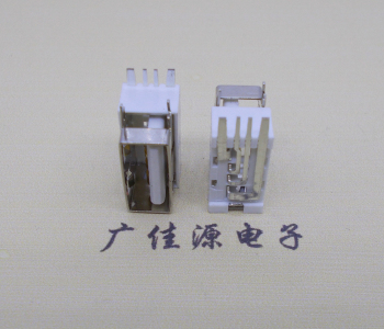杭州USB侧立式短体10.0尺寸 侧插加宽脚5A大电流插座