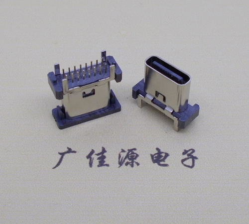 杭州立式插板type-c16p母座长H=8.8mm