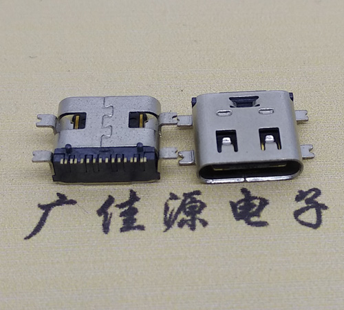 杭州type-c16p母座全贴带弹片连接器