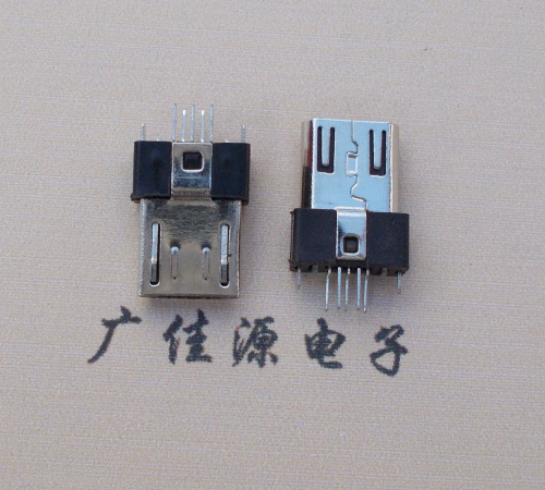 杭州MICRO USB2.0插头.带卡勾-无卡勾夹板公头