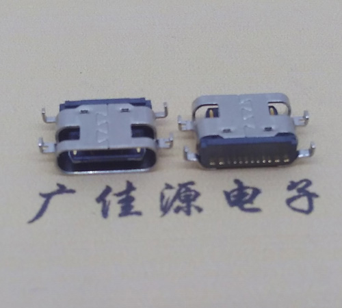 杭州卧式type-c16p母座接口 沉板type-c母座连接器