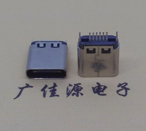 杭州type-c16p母座,夹板式type-c16p接口连接器