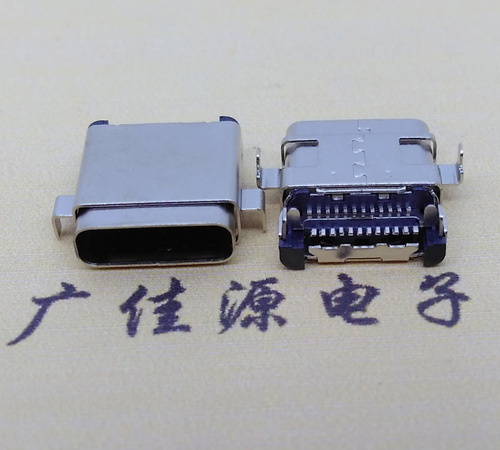 杭州板上型type-c24p母座 卧式type-c母座连接器