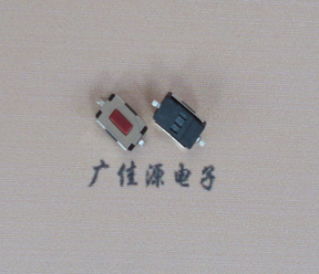 杭州两脚贴片按键开关3.5X6.1X2.5轻触开关红色按钮